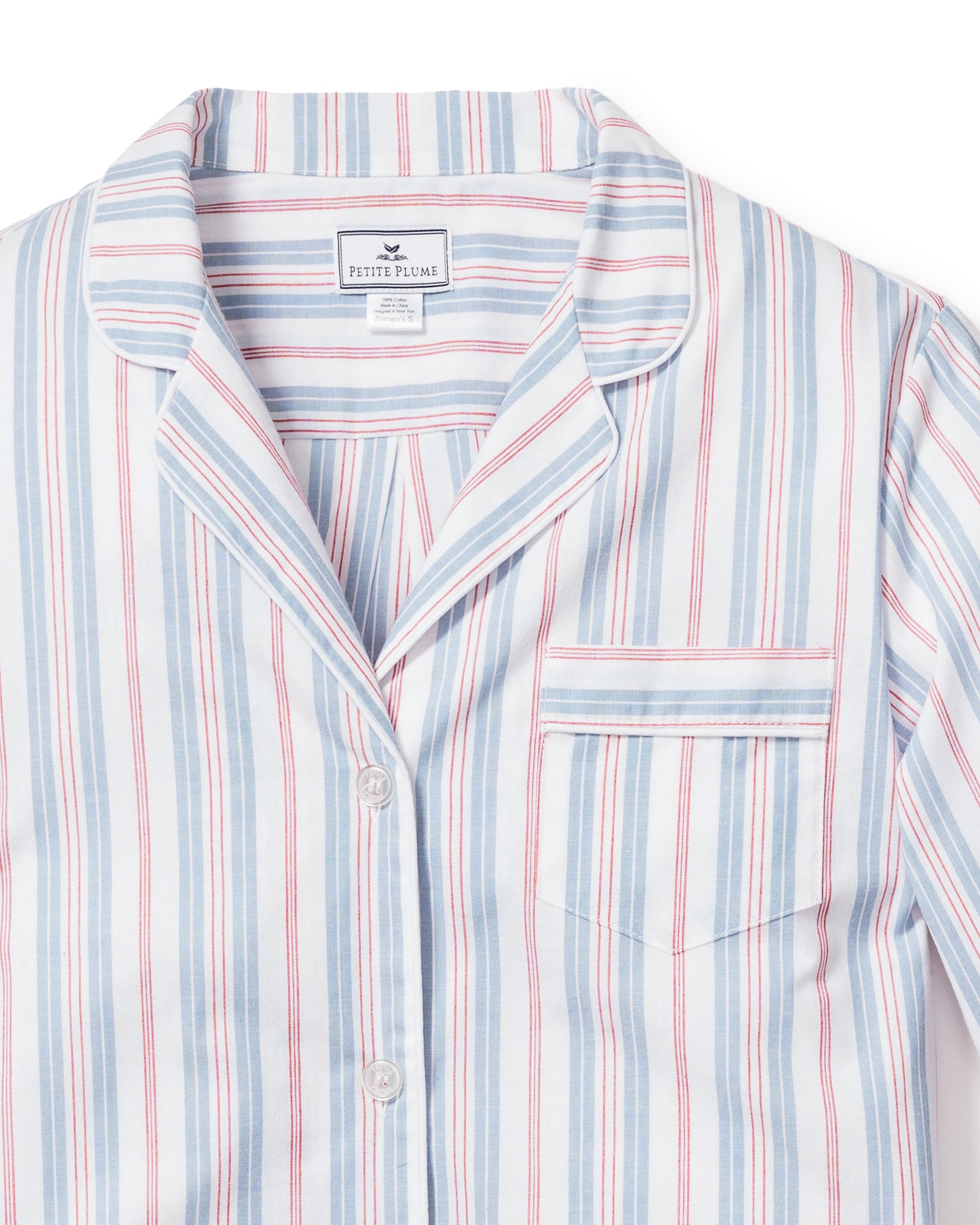 Twill Pajama Short Set for Mens