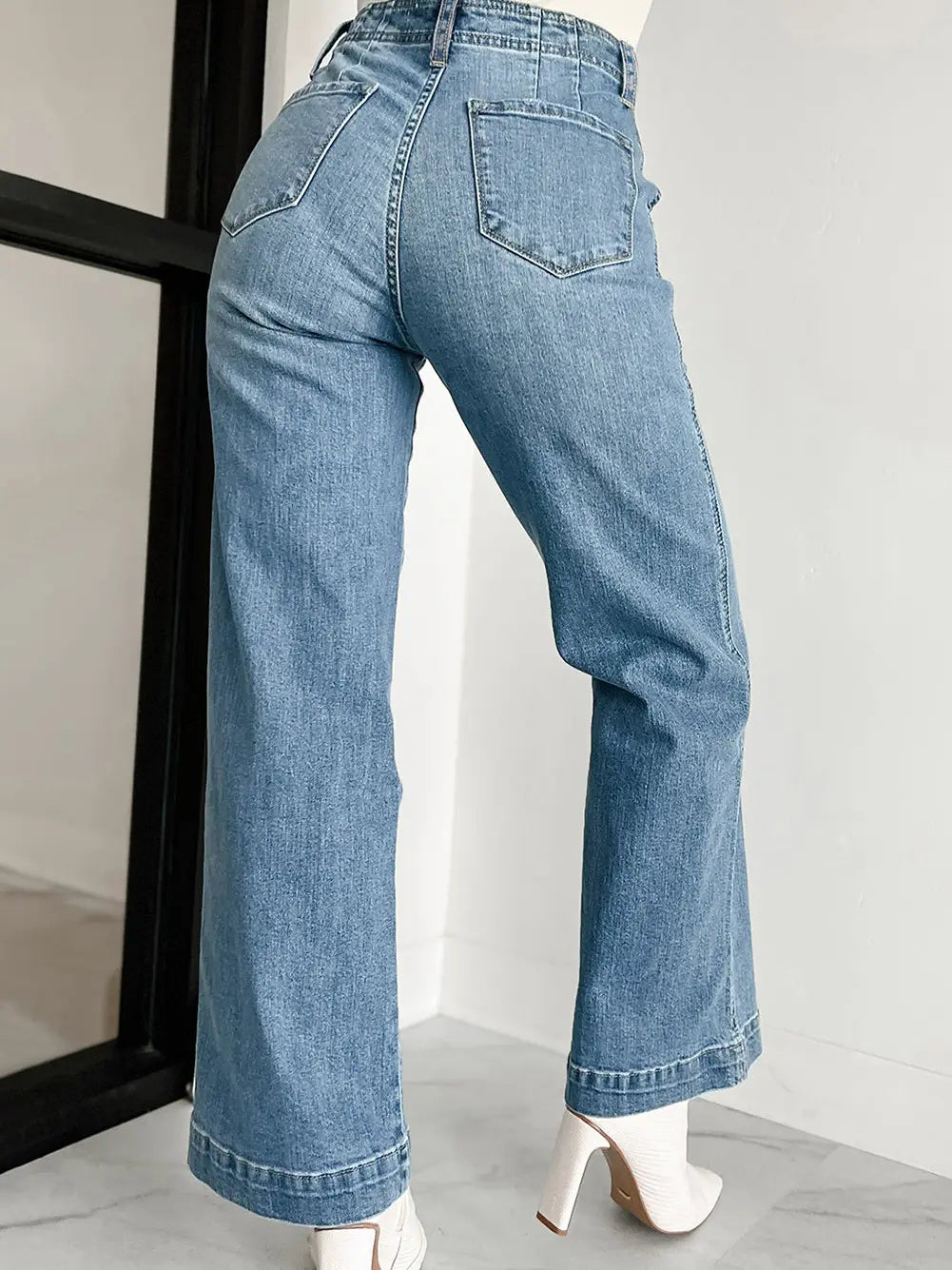 Button Dusk Blue Softy Jeans