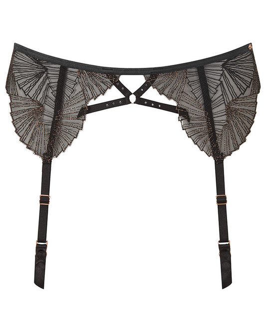 VIP Captivate Suspender Black Beige