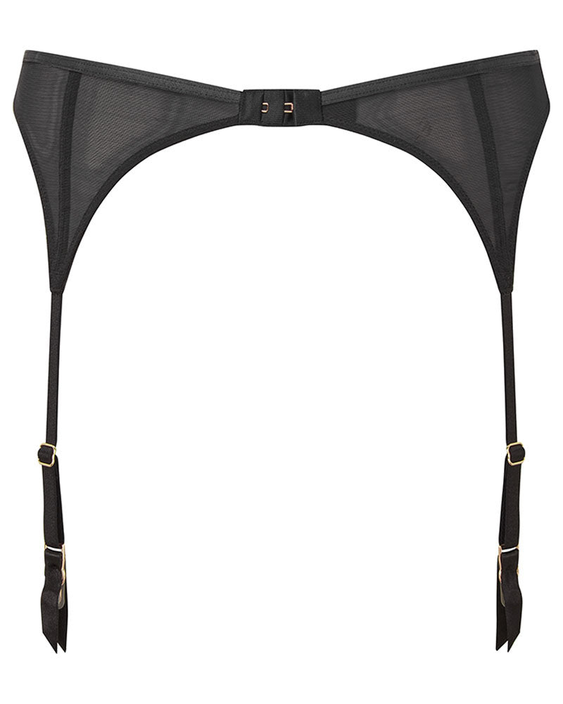 VIP Captivate Suspender Black Beige