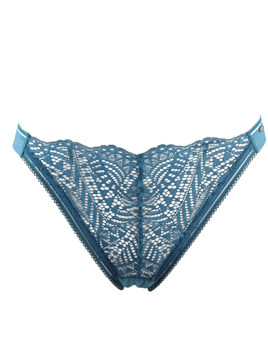 Geo Lace Tanga Cheeky Brief
