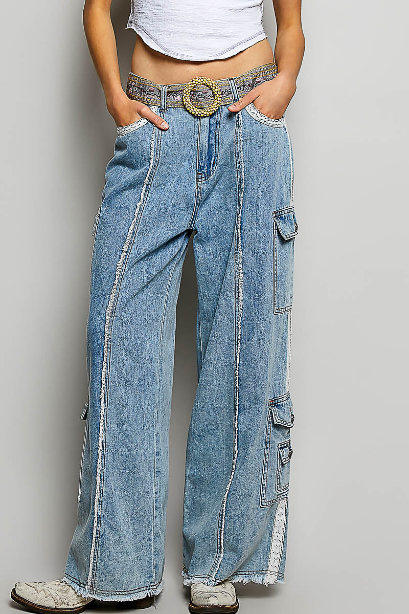 Trim Woven Pants