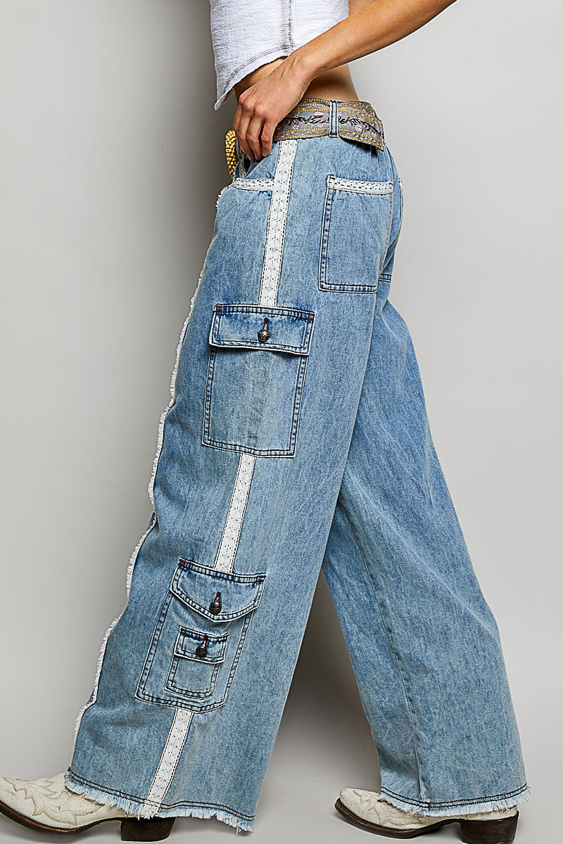 Trim Woven Pants