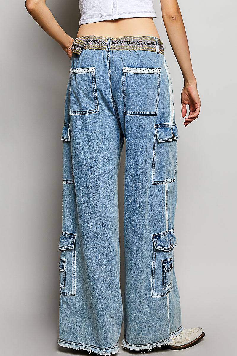 Trim Woven Pants