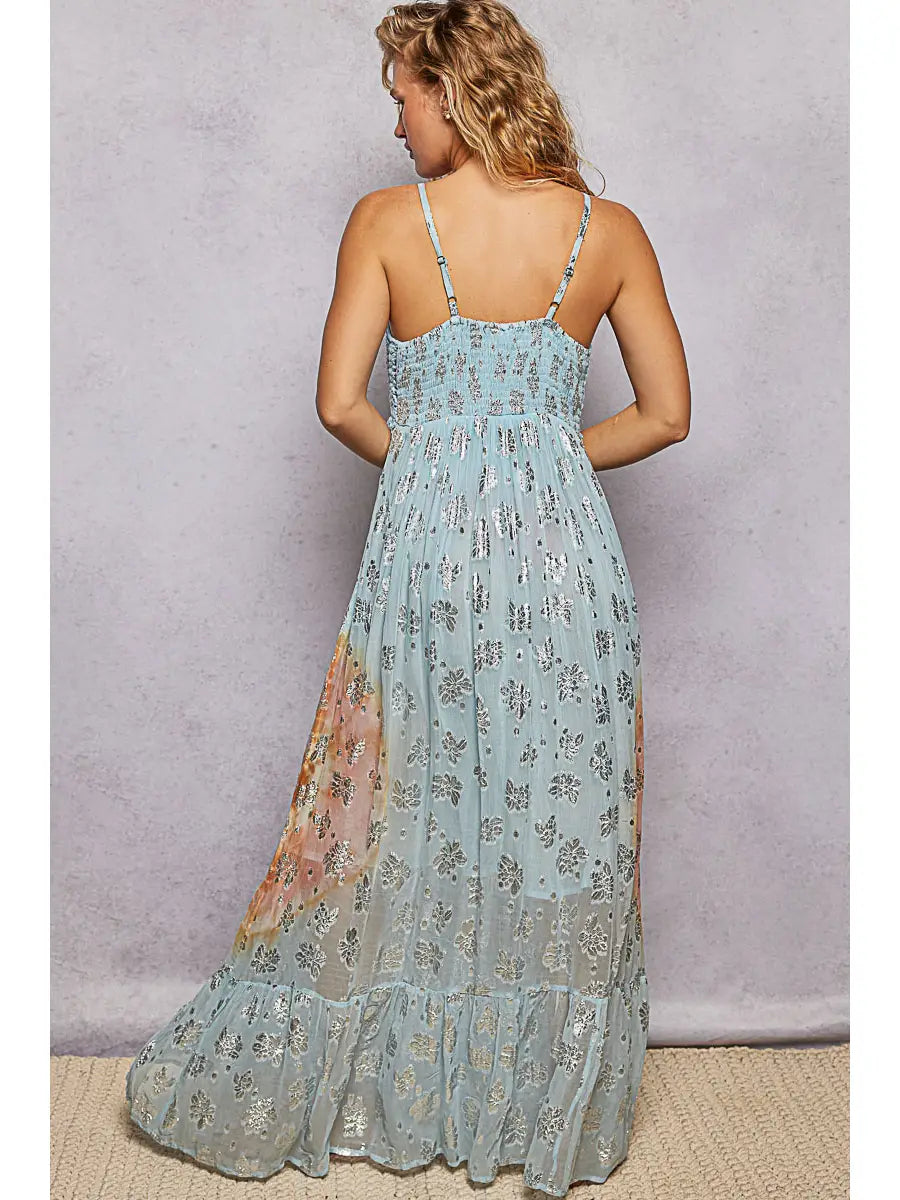 Crochet Top Embroidery Tassel Dress